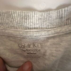 Calvin Klein Gray Crop Top